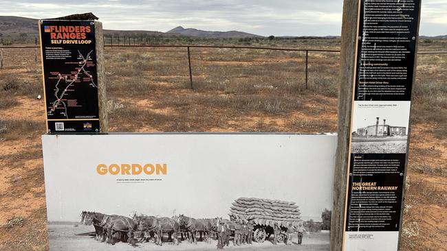 The Gordon Ruins, Flinders Ranges, SA. Gordon was established to provide services to farming communities and the Great Northern Railway. Proclaimed in 1879, the following year it boasted 25 buildings including a hotel, stores and church. Picture: Jane Munday