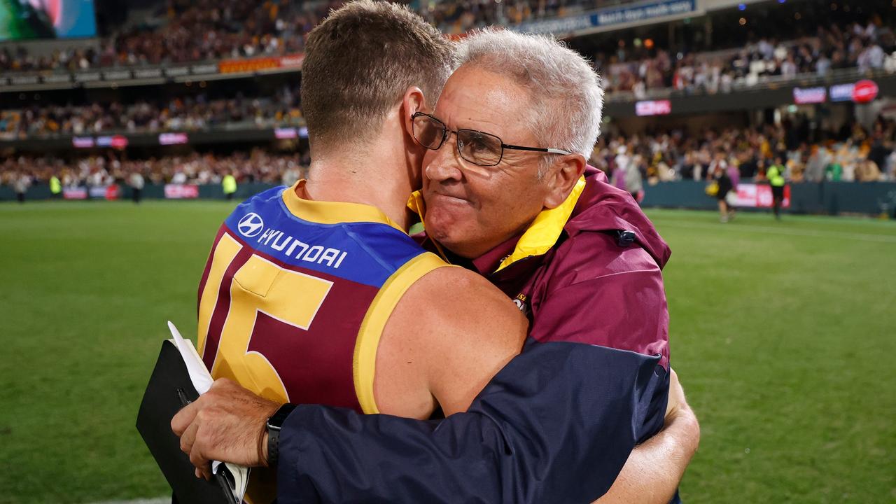 Dayne Zorko has benefited from the mentorship of senior coach Chris Fagan. Picture: Michael Willson/AFL Photos via Getty Images