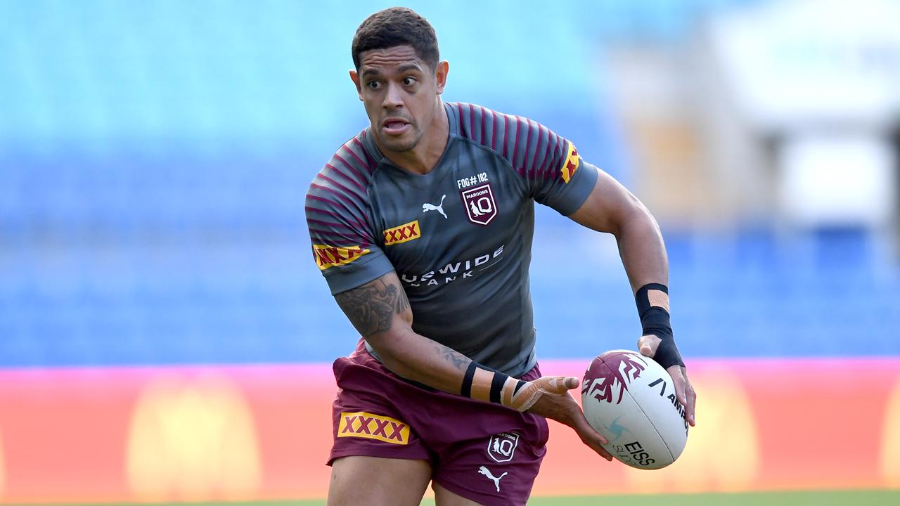 Origin winger Dane Gagai has returned to the Knights after a stint with the Rabbitohs. Picture: NRL Images