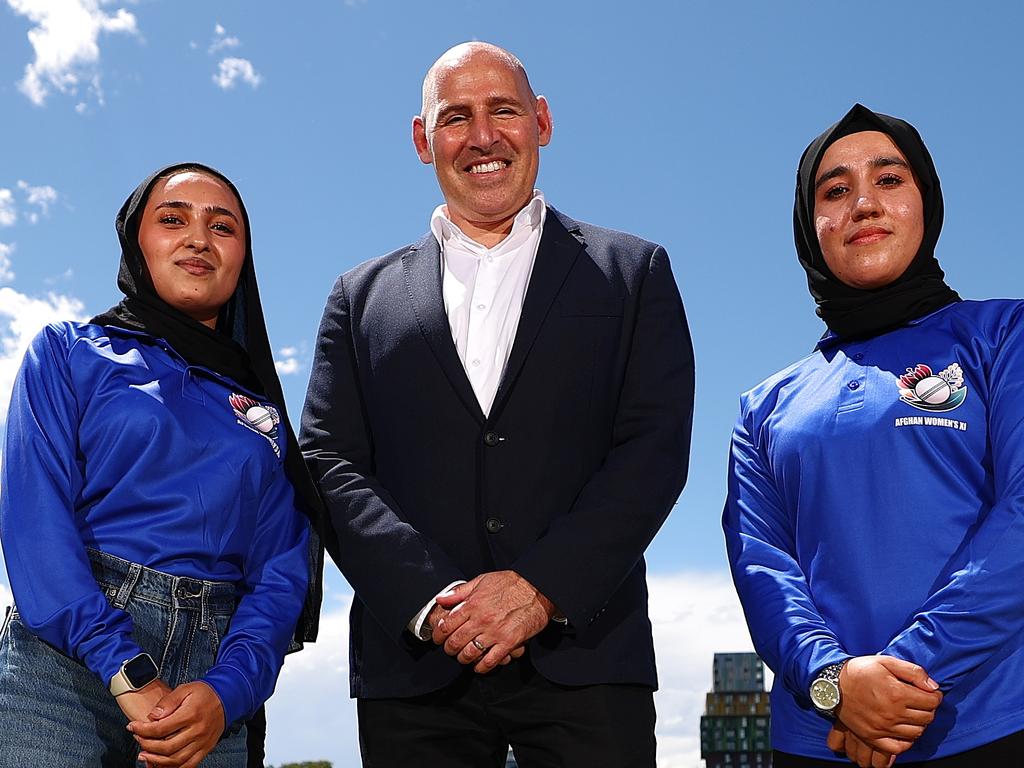 Amiri and Sapan will play in an Afghanistan XI on Thursday in Melbourne. Picture: Morgan Hancock/Getty Images for Cricket Australia