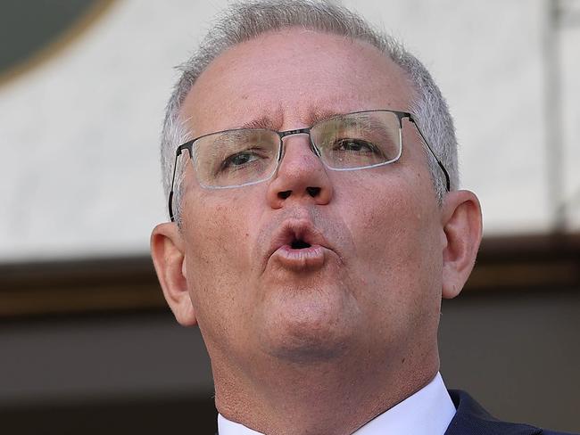 CANBERRA, AUSTRALIANewsWire Photos JANUARY 10, 2021: Prime Minister Scott Morrison spoke to media during a press conference in Parliament House Canberra.Picture: NCA NewsWire / Gary Ramage