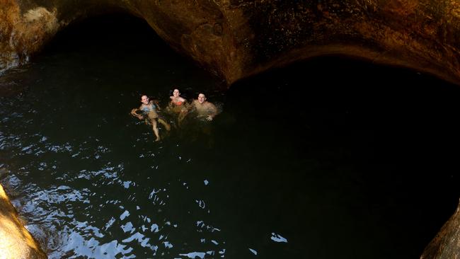 Killarney Glen is a popular swimming spot for the adventurous. Picture: Scott Fletcher