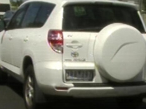 A 2010 white Toyota RAV4 wagon with the registration XRR797 was stolen. Picture: Victoria Police.