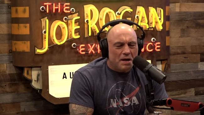 Joe Rogan has lashed California’s Governor. Picture: X/The Joe Rogan Experience