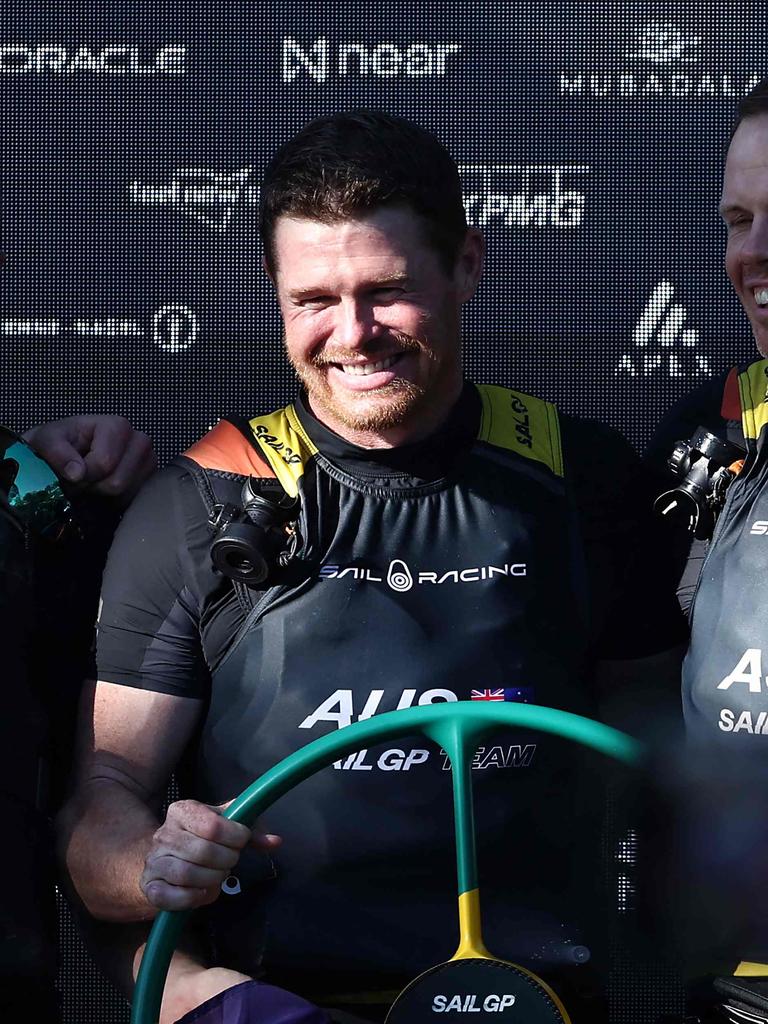 Australia’s SailGP Team Driver Tom Slingsby.. (Photo by DAVID GRAY / AFP).