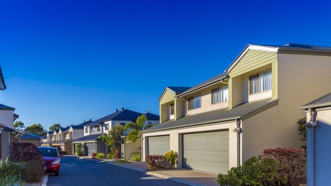 A general view of properties in North Lakes outside Brisbane. Photo: Glenn Hunt/Getty Images.