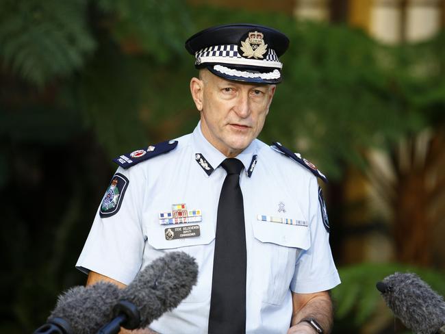 Queensland Police Deputy Commissioner Steve Gollschewski cleared up confusion on morning radio on Tuesday. Picture: NCA NewsWire/Tertius Pickard