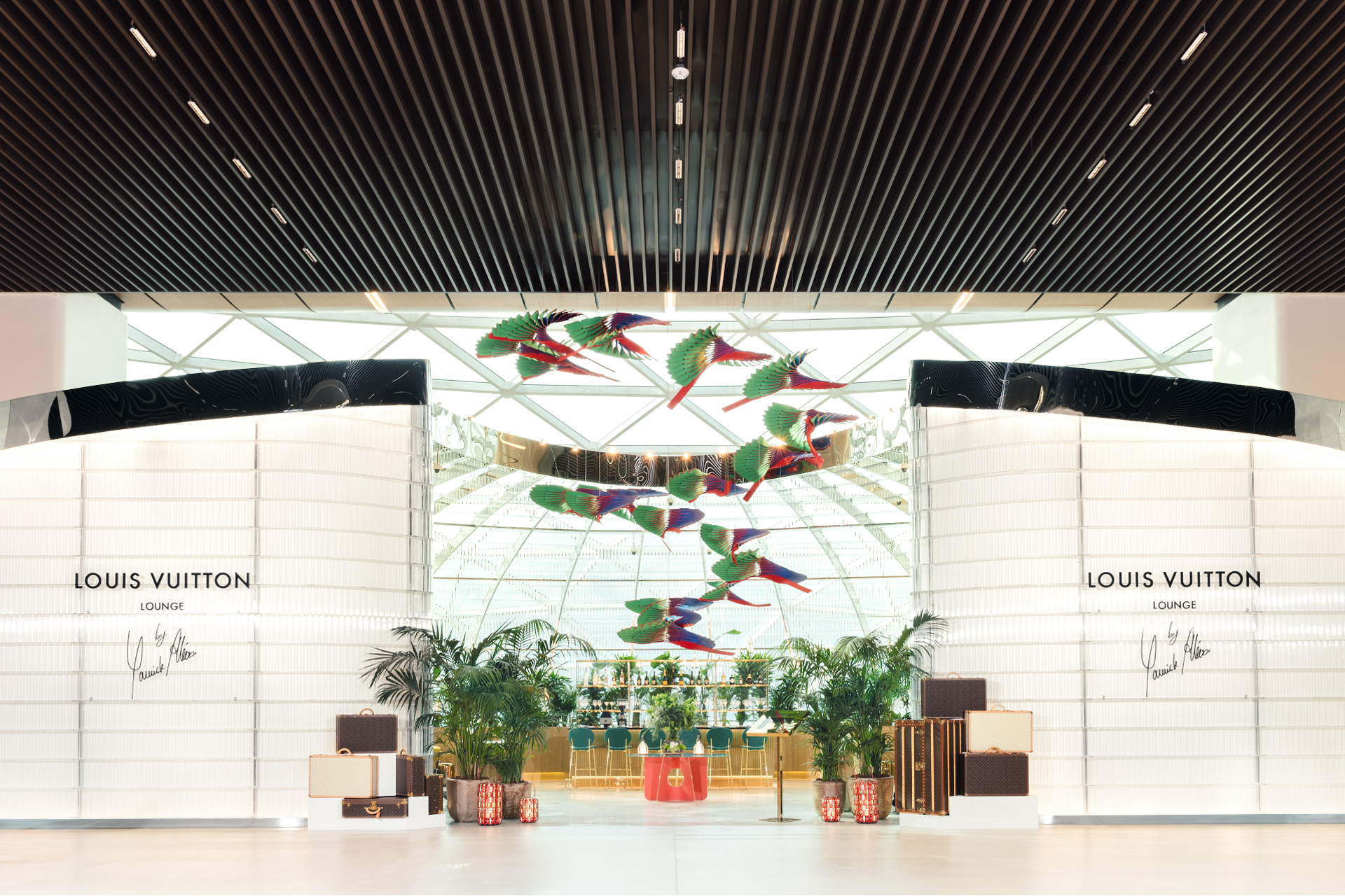 Inside Louis Vuitton's new Doha airport lounge - Vogue Australia