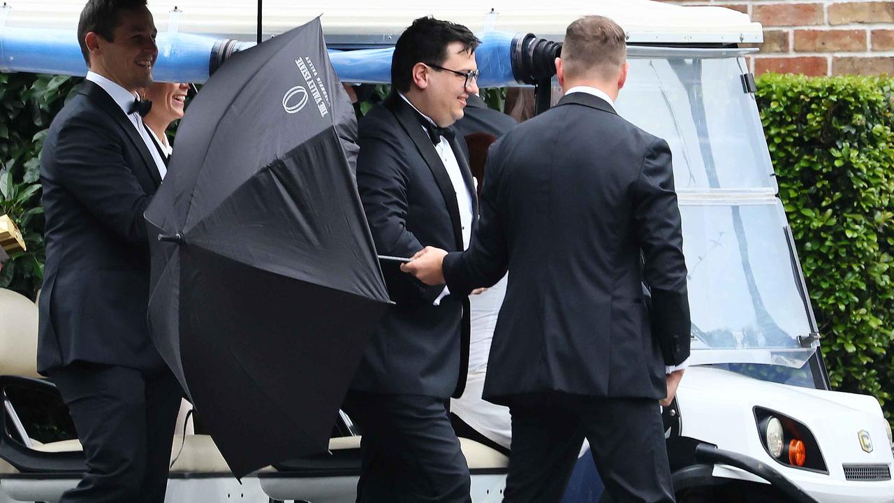 David Sharaz has arrived ahead of the ceremony. Picture: NewsWire/Tertius Pickard