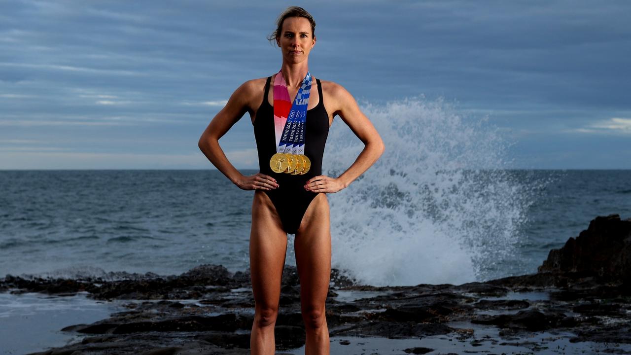 Australian swimmer Emma McKeon won seven medals at the Tokyo Olympics. Picture: Brendon Thorne/Getty Images