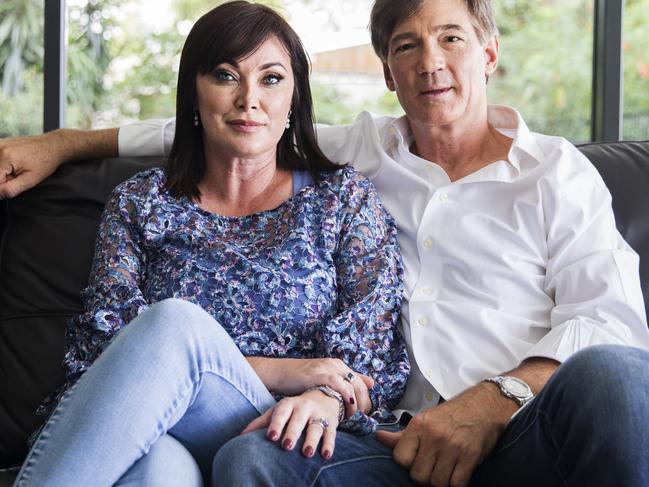 ****Strict Embargo on this for Sunday Night****David and Lisa Oldfield pose for a portrait at their home in Belrose.Pic Jenny Evans