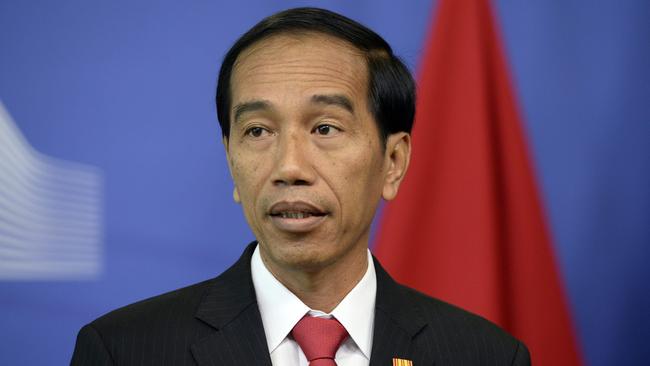 Indonesian President Joko Widodo’s trip represents a remarkable turnaround in relations with Australia. Picture: AFP