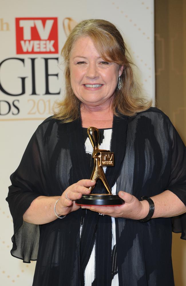 Noni Hazlehurst was inducted into the Logies Hall of Fame in 2016.