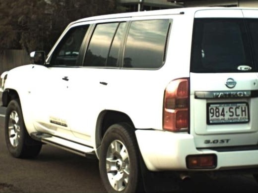 A Nissan Patrol being sought by police in relation to the fatal stabbing