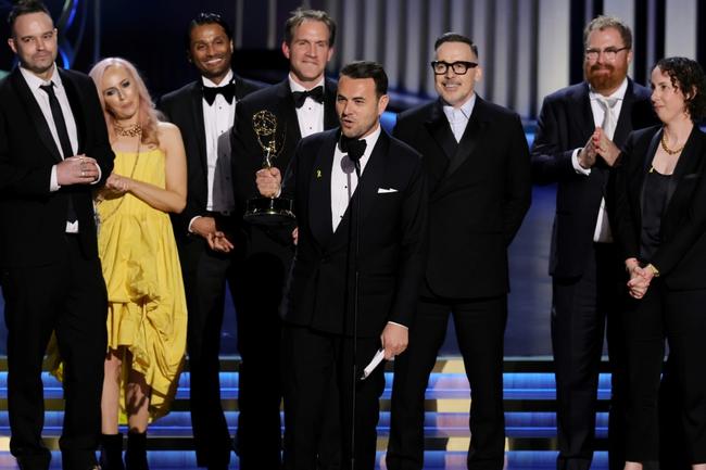 Ben Winston accepted the Outstanding Variety Special (Live) award for 'Elton John Live: Farewell from Dodger Stadium'