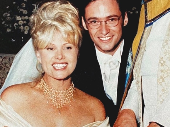 Hugh Jackman and Deborra-Lee Furness on their wedding day. Picture: Instagram