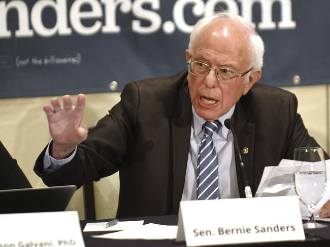 Democratic presidential candidate Bernie Sanders. Picture: AP