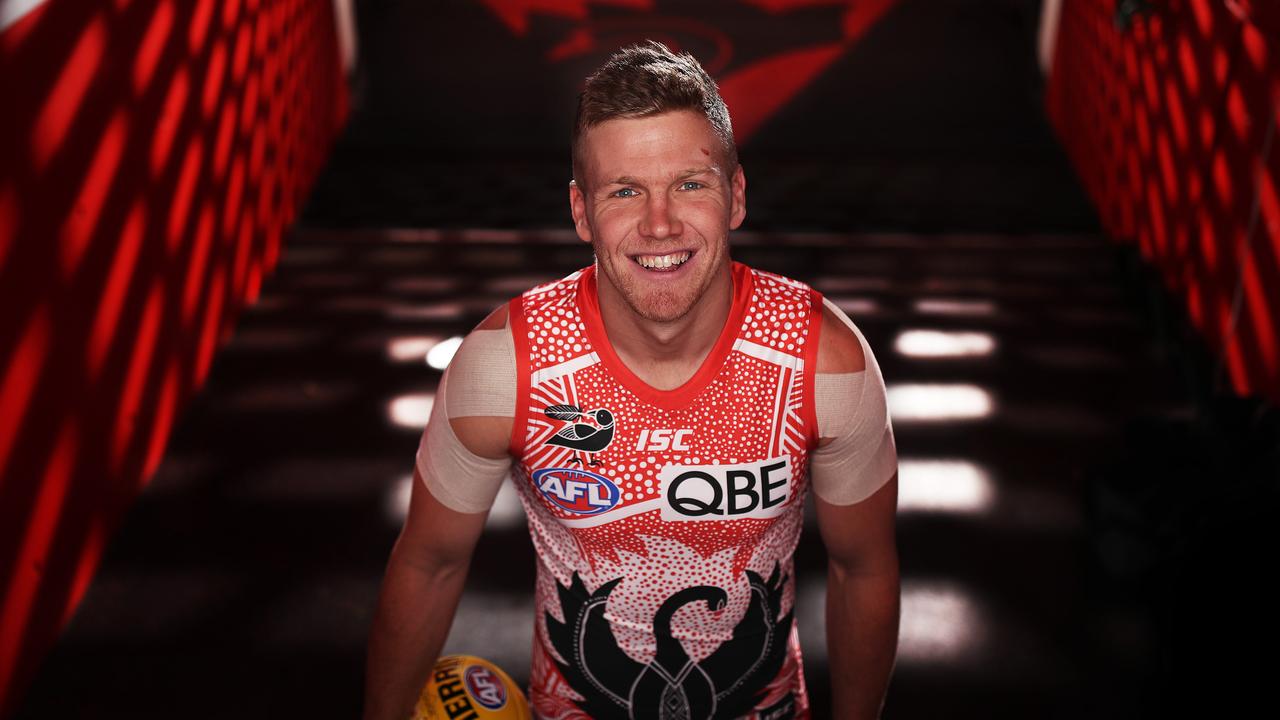 Dan Hannebery ahead of his 200th AFL game. Photo: Phil Hillyard