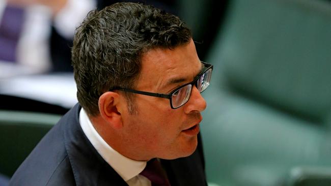 Premier Daniel Andrews in parliament. Picture: Tim Carrafa