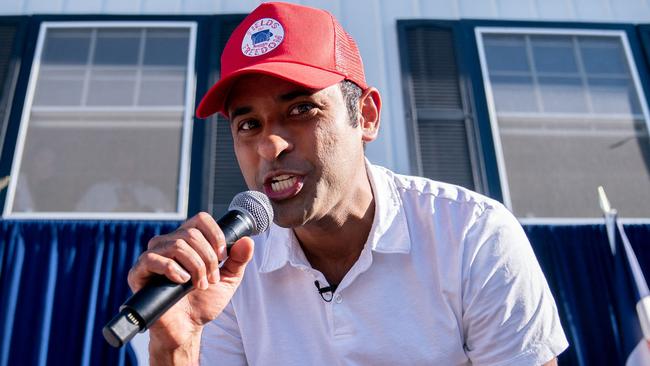 US entrepreneur and 2024 Presidential hopeful Vivek Ramaswamy. Picture: AFP