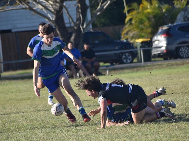 Dolphins Cup, Round 5, The Cathedral College versus Shalom College, Kettle Park, Rockhampton, July 25, 2023.