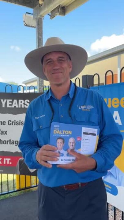 LNP candidate Nigel Dalton at St Mary's