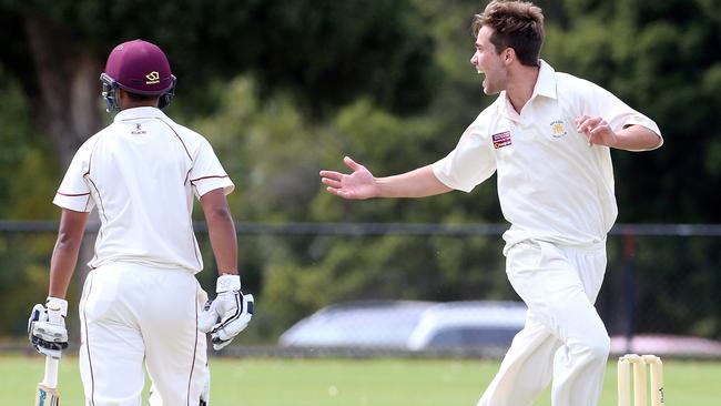 New ball bowler Andrew Padbury is having a crack at Premier Cricket with Prahran  Picture: Hamish Blair