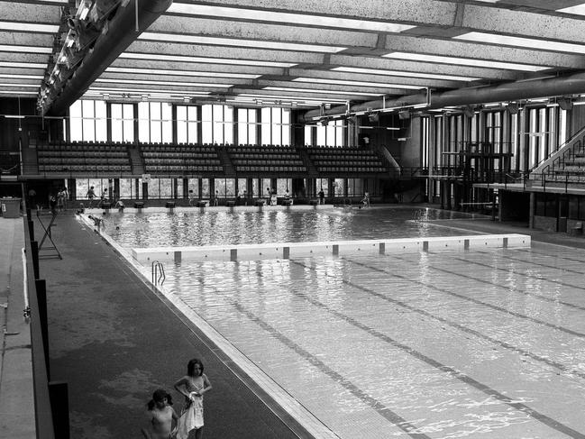 Warringah Aquatic Centre in October 1979, a month before it was officially opened. Picture: Manly Daily