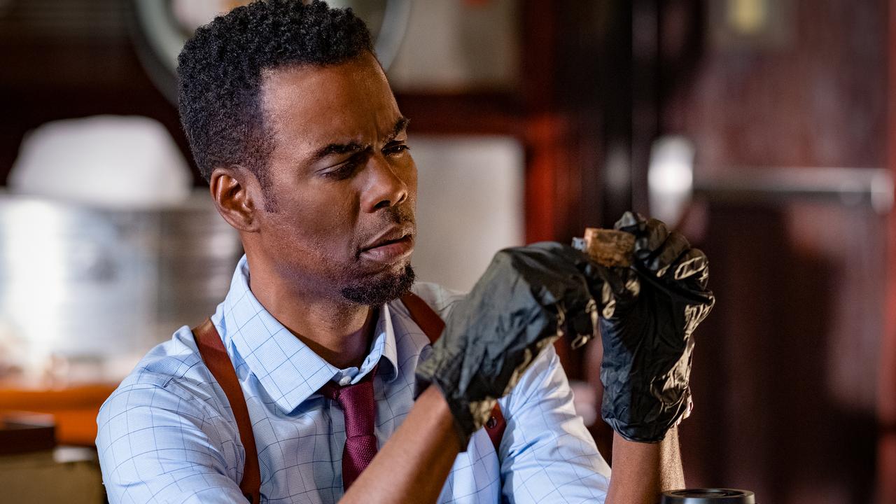 Chris Rock in a scene from the movie Spiral: From the Book of Saw