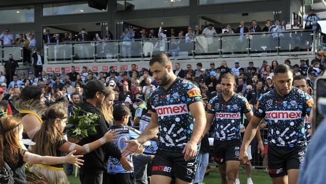 Cronulla Sharks v Gold Coast Titans at C.ex Stadium Coffs Harbour.