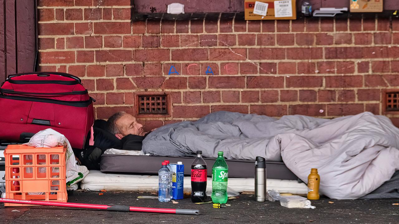 Homelessness is becoming a growing problem, according to the Wayside Chapel. Picture: NCA NewsWire / Luis Ascui