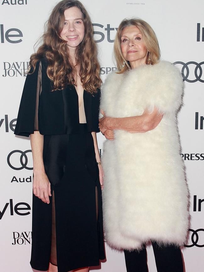 Bianca Spender and her mum Carla Zampatti in 2015. Picture: Lisa Maree Williams/Getty Images