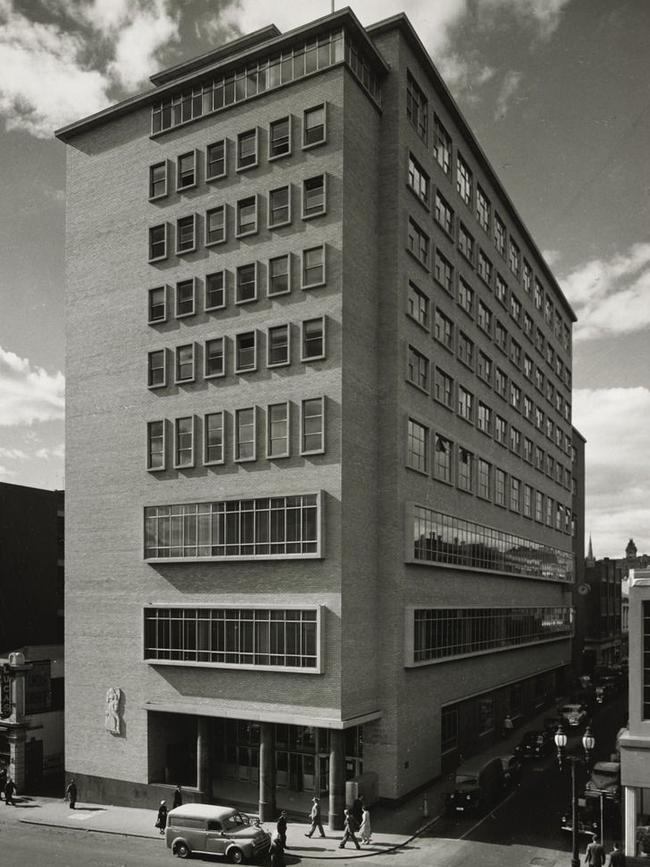 The former Russell St-Little Collins post office, where the grotesue parcel was posted. Picture: Pinterest