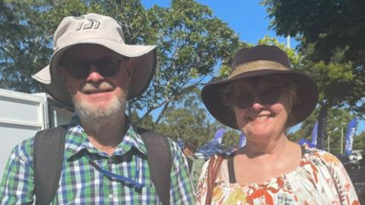 David Rawson and Verona Rawson at the Sunshine Coast Agricultural Show 2023.