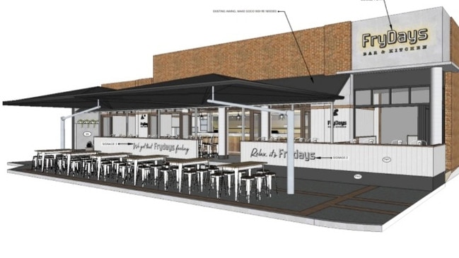 An artist's impression of the new FryDays in West End.