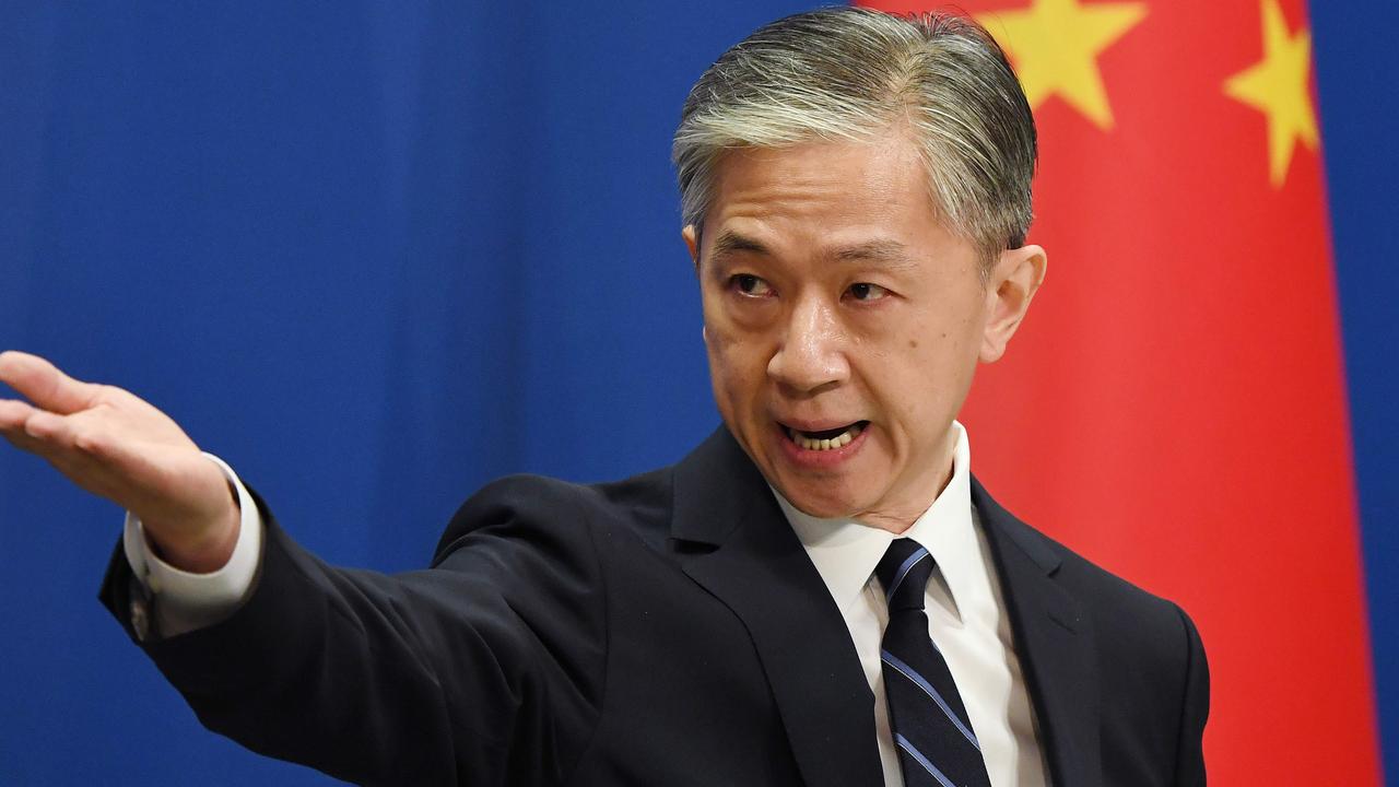 Chinese Foreign Ministry spokesman Wang Wenbin. Picture: Greg Baker/AFP