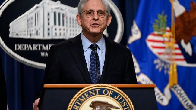 US Attorney General Merrick Garland names an independent special counsel to probe President Joe Biden's alleged mishandling of classified documents. Picture; AFP.