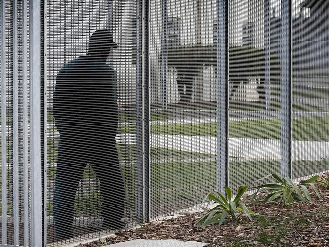 Behind the walls of Port Phillip Prison.  Picture: David Caird