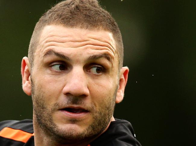 Robbie Farah during the Wests Tigers first pre season training session in Leichhardt .Picture Gregg Porteous