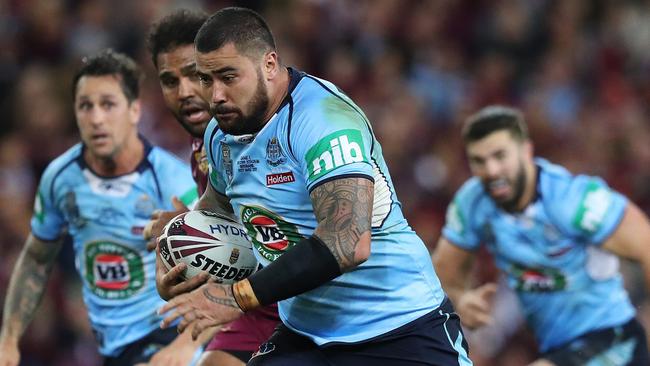 Blues beast Andrew Fifita. Picture: Brett Costello