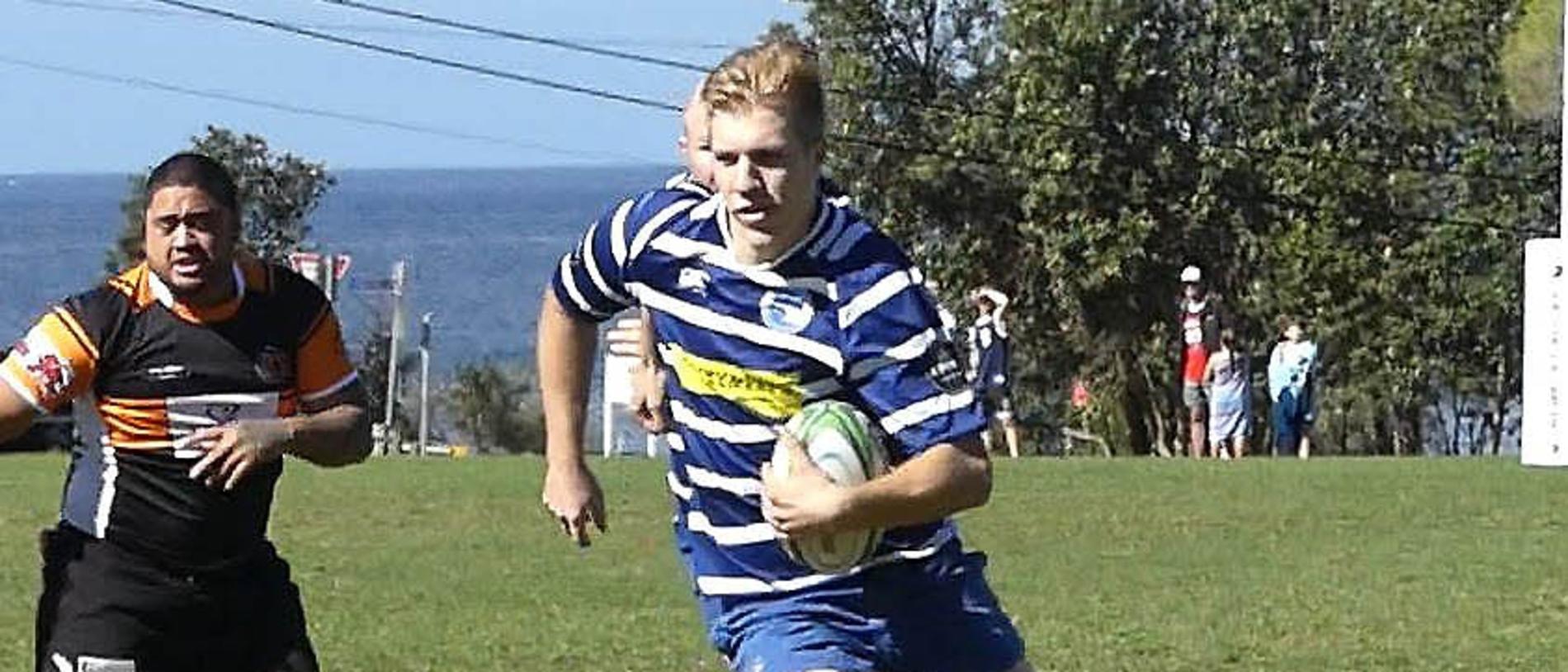 Luke Trbojevic Makes Impact With Newport Breakers Rugby Club Daily Telegraph