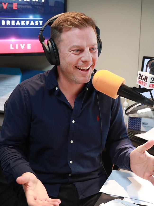 2GB radio host Ben Fordham. Picture: John Federer