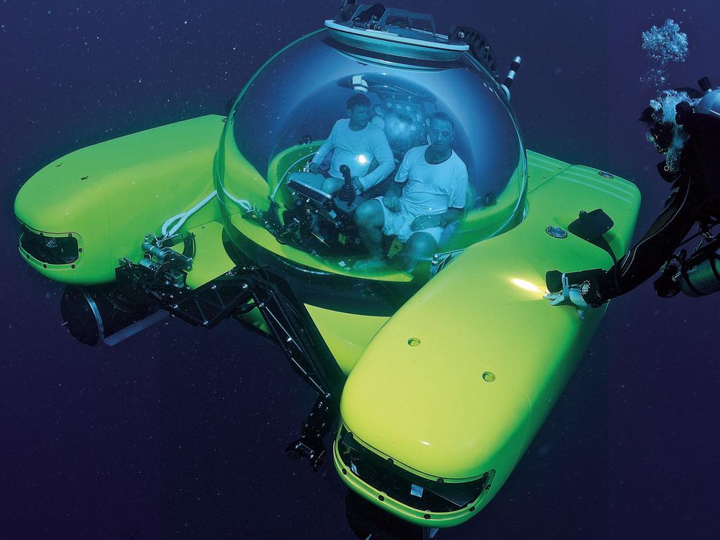 Submarine designed by Triton Submarines in Florida, USA. A new generation of super-subs will soon take paying passengers to unprecedented depths. Pic Triton.