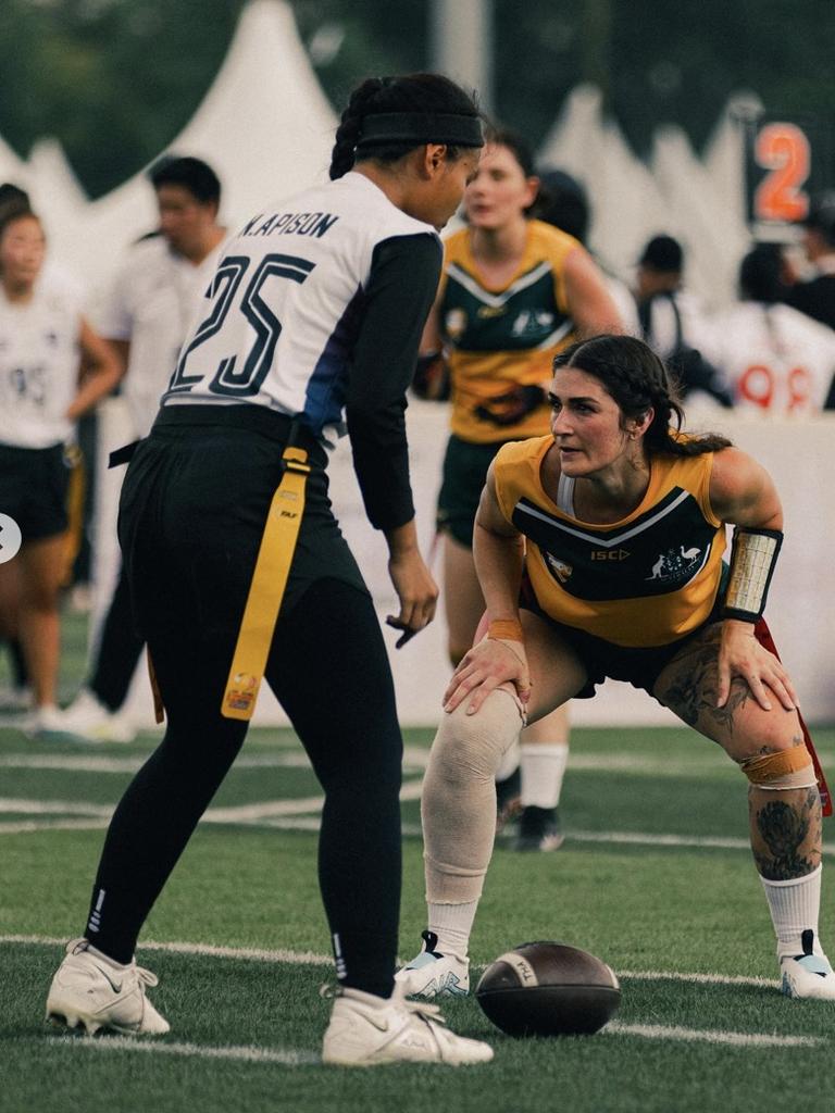 2023 Asia-Oceania Championships. Australia's Flag Football Men and Women. Picture taken from Gridiron Australia Instagram, 28 October 2023