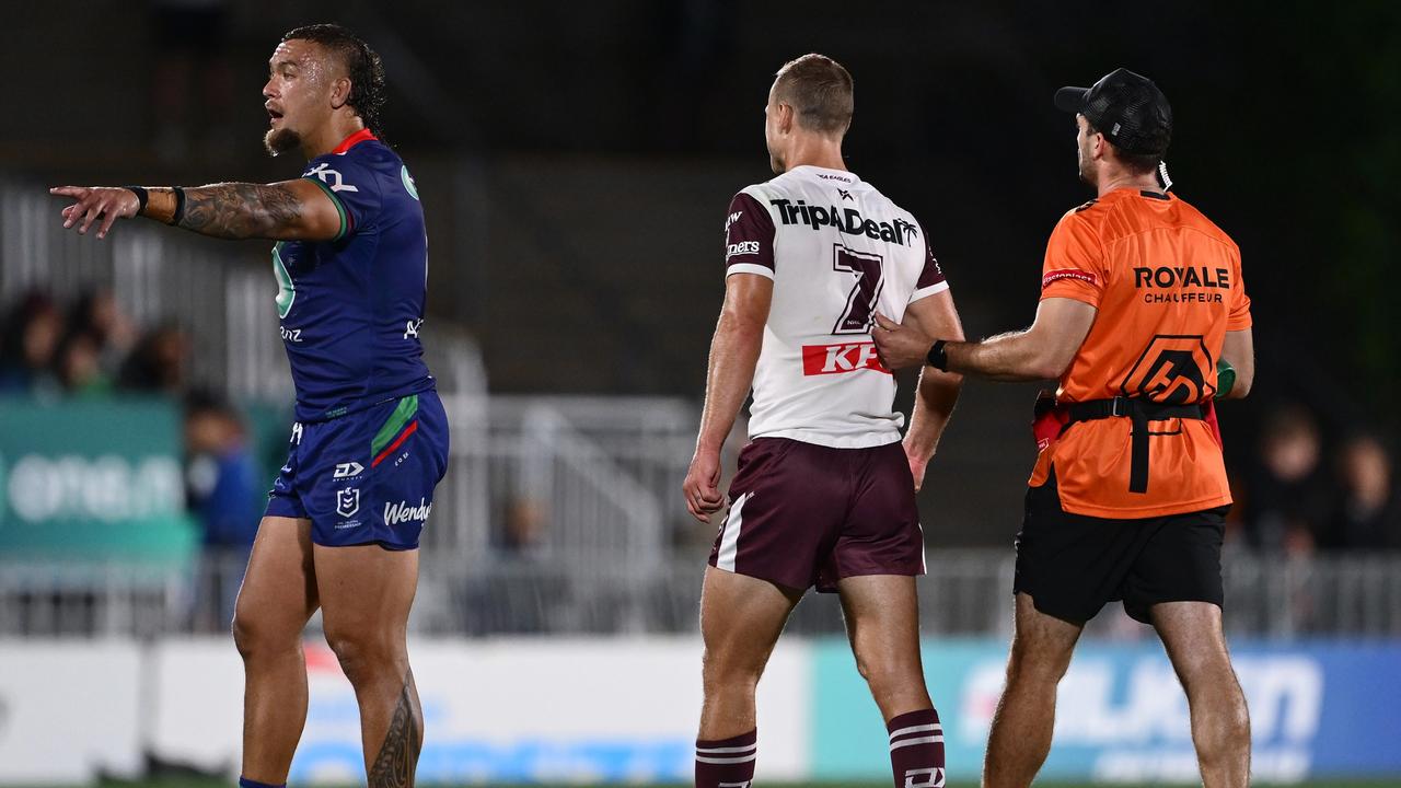 Daly Cherry-Evans looks set to play this weekend after he left the field with a back issue against the Warriors. Picture: Hannah Peters/Getty Images