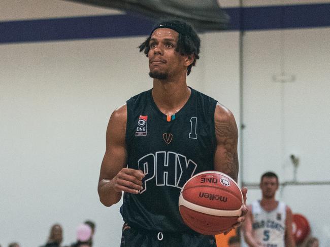 Sunshine Coast Phoenix player Darnell Robateau. Picture: Jack Riddiford.