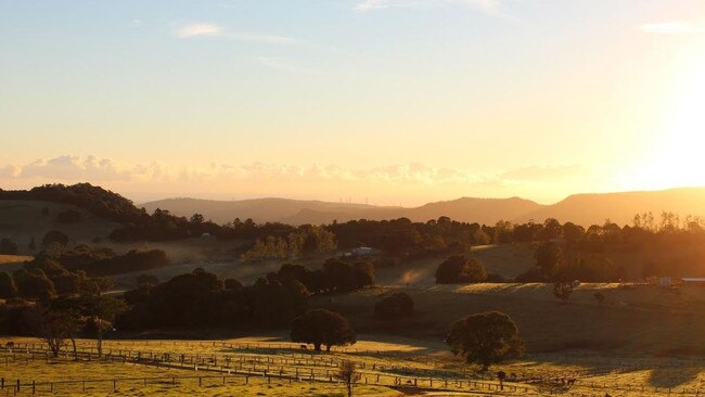 View from new tourism attraction in the Gold Coast hinterland – the Hazelwood Estate.