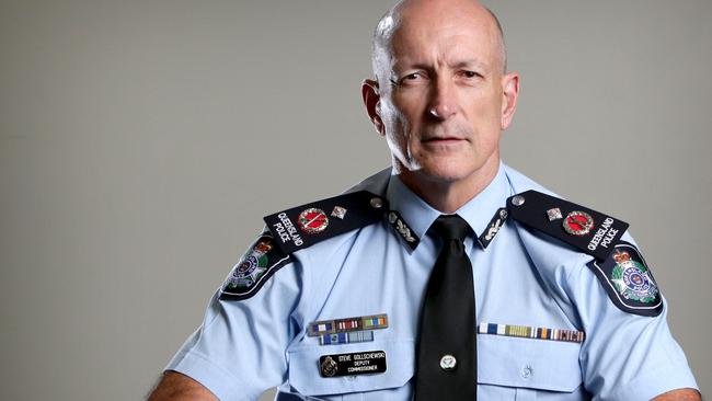 Police Deputy Commissioner Steve Gollschewski has warned people flouting the fire ban that police will “relentlessly” pursue them. (AAP Image/Steve Pohlner)