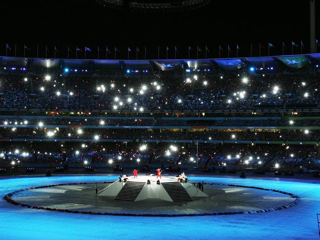 The Closing Ceremony of the 2006 Commonwealth Games at the MCG.