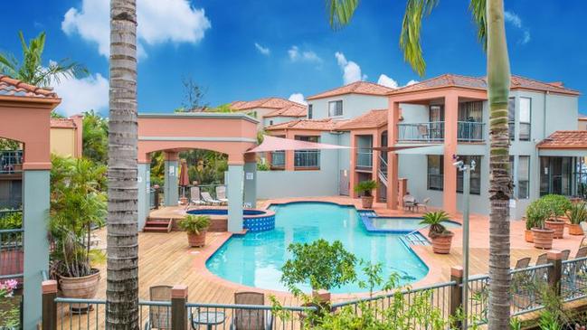 Home Affairs Minister Karen Andrews bought a Mediterranean style villa in this Clear Island Waters complex in QLD in 2021. Picture: Realestate.com.au